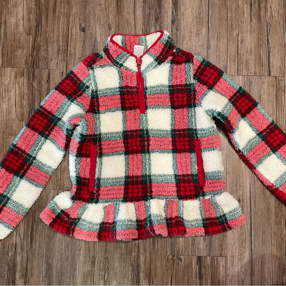 Gymboree Plaid Fleece Sweater